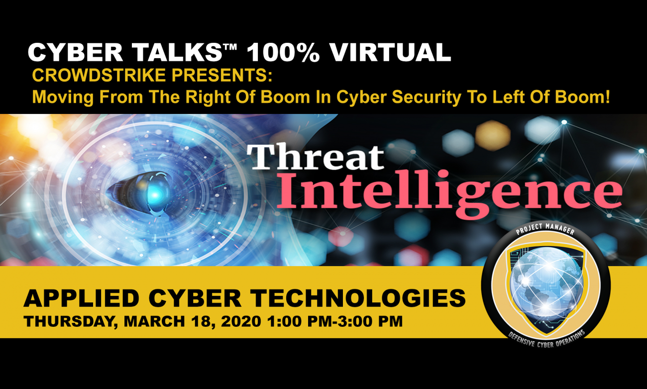 Cyber Talks CrowdStrike, Moving From The Right Of Boom In Cyber